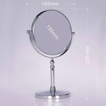 Зеркало косметическое настольное L1206X3 D=15 см, картинка 3