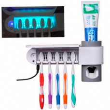 Держатель для зубных щеток с автоматическим диспенсером пасты и УФ-стерилизатором SM-CX1021
