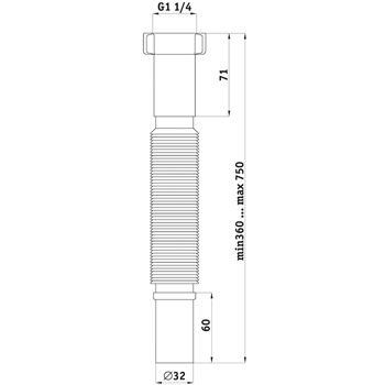 Гофрированная труба АНИ K203 1-1/4 дюйма х32, картинка 2