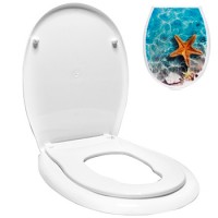 Сиденье на унитаз с детской накладкой ОКЕАН LUX 