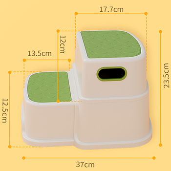 Табурет подставка для ног детская в ванную и туалет SM-JD8869/GN зелёный, картинка 4