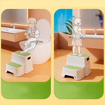 Табурет подставка для ног детская в ванную и туалет SM-JD8869/GN зелёный, картинка 3