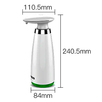 Диспенсер для жидкого мыла и шампуня SM-V437/WT сенсорный (350 ml), картинка 4