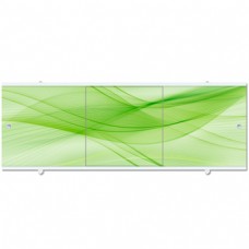 Экран для ванной ПВХ МетаКам 'ПРЕМИУМ А' 168 см зелёный