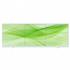 Экран для ванной ПВХ МетаКам 'ПРЕМИУМ А' 148 см зелёный