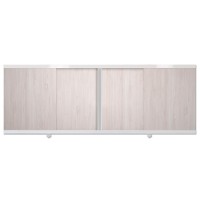 Экран для ванной ПВХ МетаКам 'КУПЕ' 149 см Белый ясень