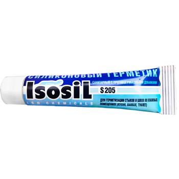 Герметик силиконовый ISOSIL S-205 бесцветный 40 мл