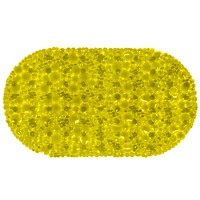 Коврик для ванной 'ЛИНЗА' жёлтый (380х670)