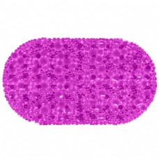 Коврик для ванной 'ЛИНЗА' розовый (380х670)