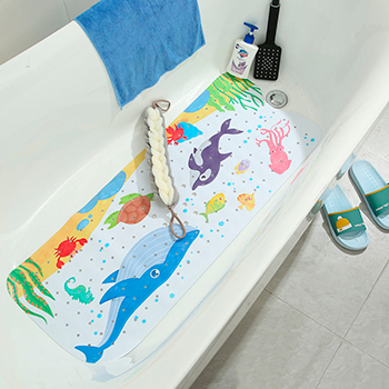Коврик в ванну ПВХ SM-DW1040 (400х1000) с детским рисунком, картинка 2