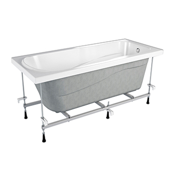 Ванна акриловая МЕТАКАМ 'ITALY' 150х70 с каркасом