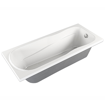 Ванна акриловая МЕТАКАМ 'ITALY' 150х70 с каркасом, картинка 3