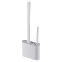 Ёршик для унитаза (силиконовая щётка) ST SM-PT8607/GY настенный/напольный